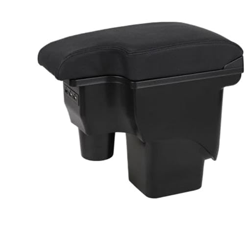 CRJIMX Für Focus 2 Armaturenbrett-Box Mk2 Zentrale Armaturenbrett-Box Aufbewahrungsbox Für Inhalte(Schwarze schwarze Linie) von CRJIMX