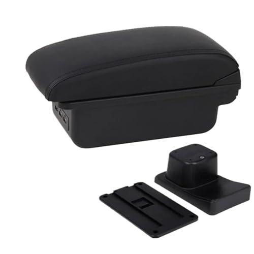 CRJIMX Für Suzuki Für Baleno Armlehnen-Box Mittelkonsolen-Modifikationszubehör Getränkehalter USB-Schnittstelle(B2 schwarze Linie 3USB) von CRJIMX