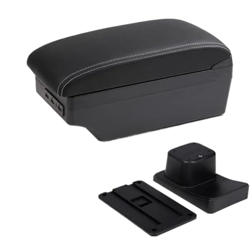 CRJIMX Für Suzuki Für Baleno Armlehnen-Box Mittelkonsolen-Modifikationszubehör Getränkehalter USB-Schnittstelle(C3 weiße Linie 7USB) von CRJIMX