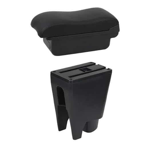 CRJIMX Für Toyota Für Aygo BJ Armlehnenbox Mittelarmlehne Aufbewahrungsbox Auto Autoausstattung Innenausstattungdetails USB(B2 Schwarze Linie) von CRJIMX