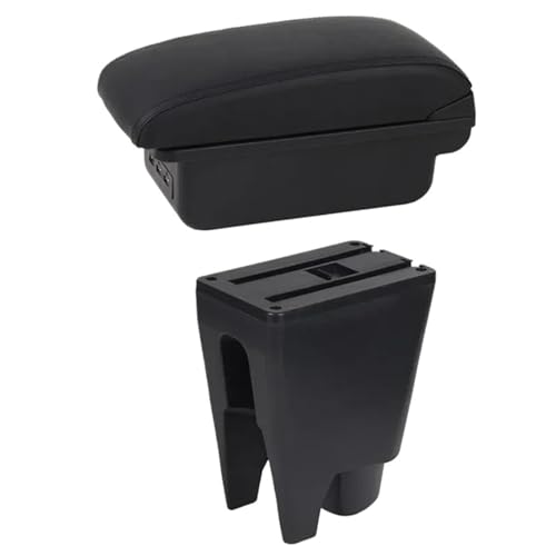 CRJIMX Für Toyota Für Aygo BJ Armlehnenbox Mittelarmlehne Aufbewahrungsbox Auto Autoausstattung Innenausstattungdetails USB(C1 Schwarze Linie) von CRJIMX