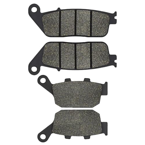 CRJIMX Motorrad-Bremsbeläge Vorne Und Hinten Für CB 500F CB500F CB500FA CB 500X CB500X CB500XA CBR 500R CBR500R CBR500RA 2013–2020 Bremsbacken(Größe:Vorderseite und Rückseite) von CRJIMX