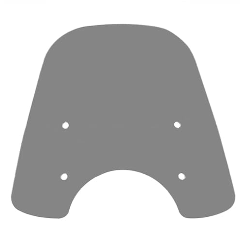 CRJIMX Motorrad-Frontscheiben-Deflektor-Modifikationszubehör Mit Edelstahlhalterung Für SYM Fiddle4 Fiddle 4 Fiddle-4(Braun,39CM) von CRJIMX