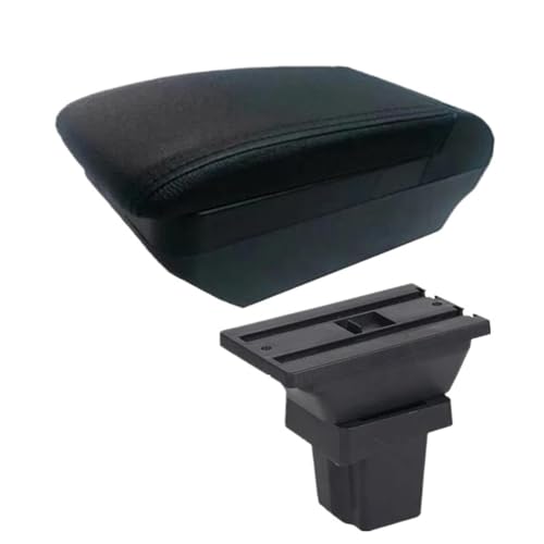 CRJIMX Passend Für C&hevrolet Für Trax Armlehnenbox Passend Für C&hevrolet Für Tracker Autoarmlehne 2013-2020 Armstützen-Aufbewahrungsbox(F All Black No USB) von CRJIMX