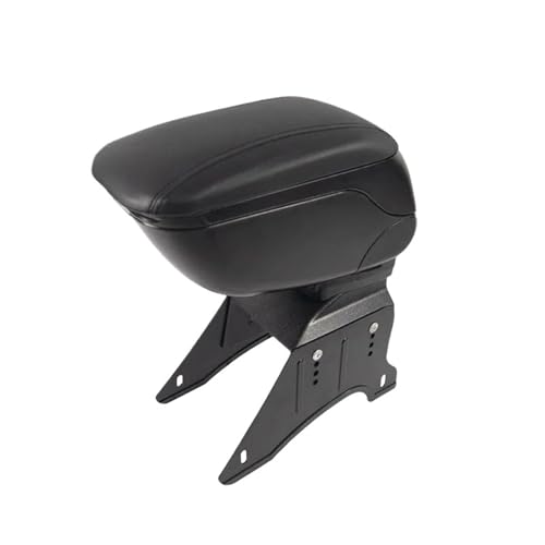 CRJIMX Universelle Armlehnenbox Für Auto Mittelarmlehne Ohne Bohrungsmodifikation Schwarze Armlehnen-Aufbewahrungsbox Mittelkonsole von CRJIMX