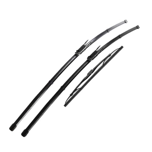 CRJIMX Wischer Front- & Heck-Set Für A3 8P 2005 2006 2007 2008 2009 2010 2011 2012 Scheibenwischerblätter 24''+19''+13'' von CRJIMX