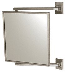 CRL Sperrliste Chrom 35,6 x 55,9 cm Pivot-n-View Spiegel von CRL
