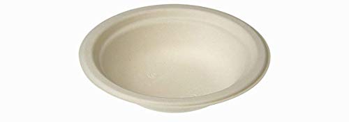 50 weiße runde Schalen, Durchmesser 14 cm, 200 ml von CROKUS