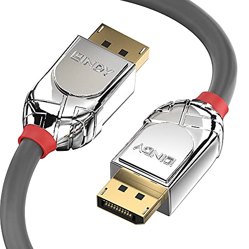 LINDY 36304 Kabel, Displayport Stecker auf Stecker Chrom Anthrazit LINDY 36304 Kabel, Displayport Stecker auf Stecker Chrom Anthrazit von LINDY