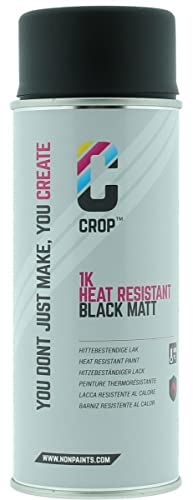 CROP Hitzebeständiger Lack SCHWARZ Sprühdose 400ml CROP Hitzebeständiger Lack SCHWARZ Sprühdose 400ml von CROP
