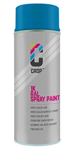 CROP Spraydose RAL 5015 Himmelblau - Seidenglanz - 400ml - Lackspray Blau - 100% farbecht - Schnelltrocknend - Innen & Außen - RAL5015 CROP Spraydose RAL 5015 Himmelblau - Seidenglanz - 400ml - Lackspray Blau - 100% farbecht - Schnelltrocknend - Innen & Außen - RAL5015 von CROP