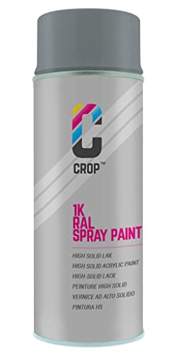 CROP Spraydose RAL 7046 Telegrau 2 - Seidenglanz - 400ml - Lackspray Grau - 100% farbecht - Schnelltrocknend - Innen & Außen - RAL7046 CROP Spraydose RAL 7046 Telegrau 2 - Seidenglanz - 400ml - Lackspray Grau - 100% farbecht - Schnelltrocknend - Innen & Außen - RAL7046 von CROP