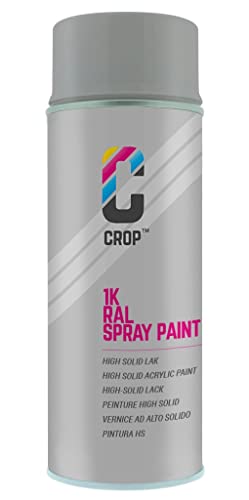 CROP Spraydose RAL 9006 Weisseraluminium - Seidenglanz - 400ml - Lackspray Weiss - 100% farbecht - Schnelltrocknend - Innen & Außen - RAL9006 CROP Spraydose RAL 9006 Weisseraluminium - Seidenglanz - 400ml - Lackspray Weiss - 100% farbecht - Schnelltrocknend - Innen & Außen - RAL9006 von CROP