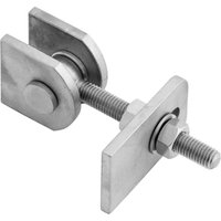 Anschweißtorband verstellbar Band Länge 119 mm M24 Edelstahl V2A - Croso Anschweißtorband verstellbar Band Länge 119 mm M24 Edelstahl V2A - Croso von CROSO