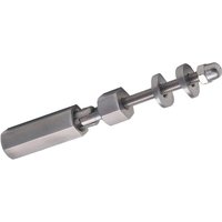 CROSO Schraubterminal mit Gelenk, für 4 mm Seil, Edelstahl geschliffen V4A CROSO Schraubterminal mit Gelenk, für 4 mm Seil, Edelstahl geschliffen V4A von CROSO