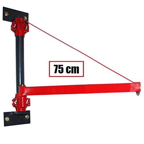 CROSSFER Schwenkarm Wandhalterung 1000 Kg Wandbefestigungs-Paket f Seilwinde Flaschenzug von CROSSFER GmbH