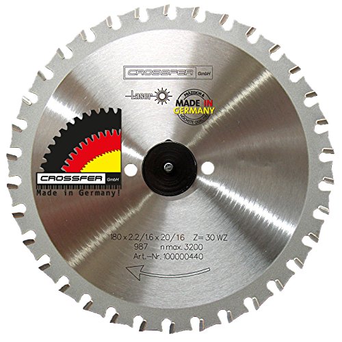 Metall Kreissägeblatt 160x20/16 Z30 WZ Wechselzahn für Dry-Cutter von CROSSFER GmbH