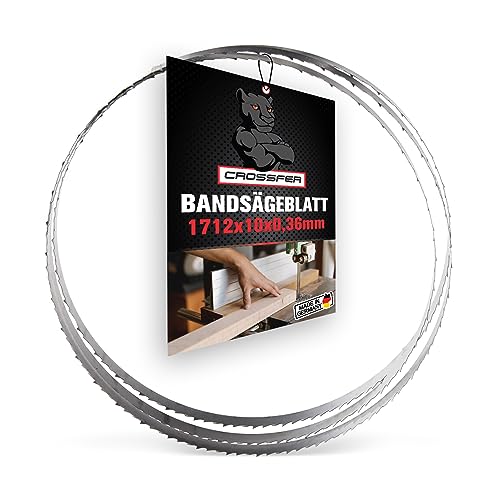 Bandsägeblatt 1712x10x0,36 6 ZpZ Sägeband für Holzbearbeitung - Qualität Made in Germany von CROSSFER GmbH