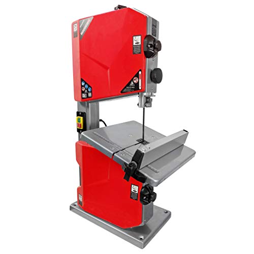 Crossfer Bandsäge BS255 (500 Watt, max. Schnitthhöhe 115mm, Durchlassbreite 245mm, 45° schwenkbarer Arbeitstisch, inkl. Parallelanschlag, inkl. Werkstückschieber) von CROSSFER GmbH
