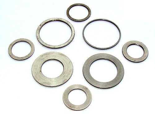 REDUZIERRING für Kreissägeblatt 20mm auf 13mm 1,6mm Dicke, gerändelte Präzisionsausführung "MADE IN GERMANY" CROSSFER® von CROSSFER