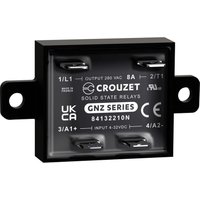 Halbleiterrelais 84132210N 8 a Schaltspannung (max.): 280 v/ac Spezieller Nulldurchgang 1 St - Crouzet von CROUZET