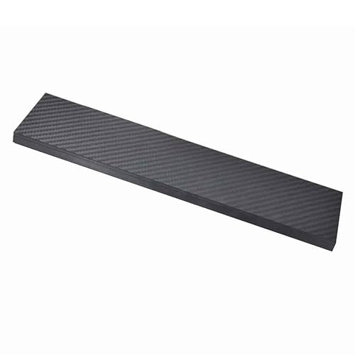 1 Stück 3K-Kohlefaserplatte – Twill-Matt-Flachstab, anpassbare Dicke 0,2–6 mm(6.0x25x530mm) von CROWEL