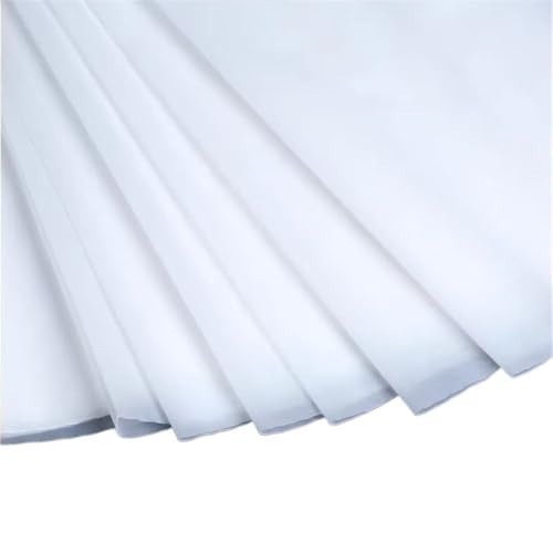 1 x 5 Meter weiße Nylon-Netzrolle – feines Nylon-Siebgewebe, 80 bis 600 Maschen for vielseitige Filteranwendungen, 1 Stück(250) von CROWEL