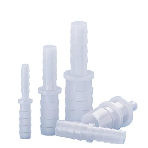 10 Stück gerade Reduzierstück Joiner Tubing Kunststoff Widerhaken Stecker for und Wasseranwendungen(15.8mm-7.9mm) von CROWEL