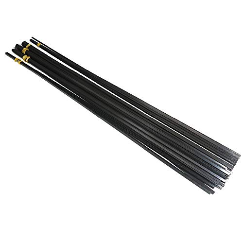 16 Stück Carbonfaserstreifen – 0,5 m Länge, leichte Carbonfaserstäbe for RC-Quadrocopter, Multicopter, DIY-Projekte(500x6x30mm) von CROWEL