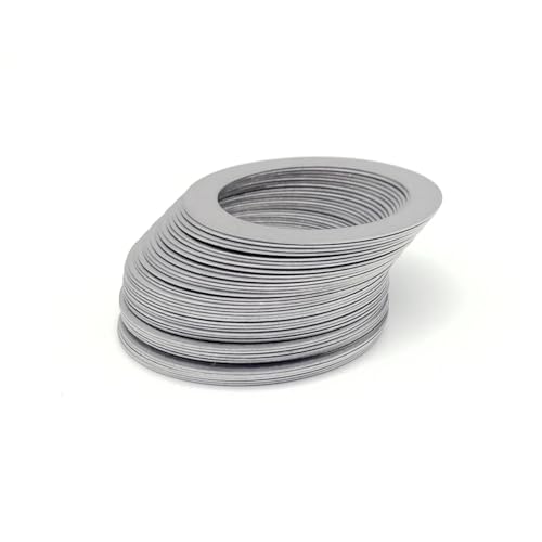 50 Stück M12 dünne Unterlegscheiben aus Edelstahl – hochpräzise Einstelldichtungen, ultradünne Unterlegscheibe, Dicke 0,1–0,8 mm(12x16x0.3 50pcs) von CROWEL