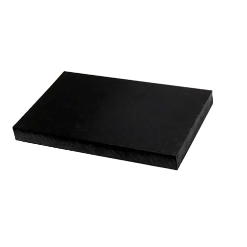 ABS-Kunststoffplatte 100 mm x 100 mm – robust und vielseitig for CNC-Bearbeitung, Heimwerkerprojekte und Prototyping, 1–20 mm dick(Black,100x100x5mm) von CROWEL