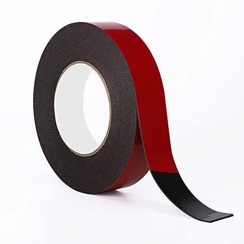 CROWEL 10 m superstarkes doppelseitiges Schaumstoffklebeband – 0,5 mm, 1 mm, 2 mm Dicke for Montieren und Befestigen(1mmx12mm) von CROWEL