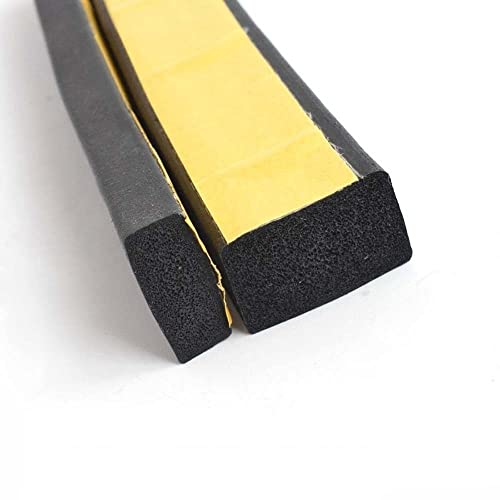 CROWEL 1pc Sponge Rubber Strip EVA Tape - Waterproof Weather Stripping Foam for Windows and Doors - 2mm/3mm Thick(2m X 25mm X 10mm) von CROWEL