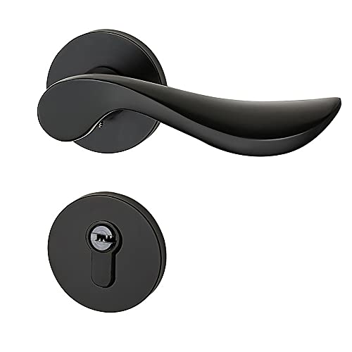 CROWEL Quadratischer Dummy-Türdrückergriff – nicht drehbarer Zuggriff for Schränke und Fenstertüren – Edelstahl-Finish(ModelC) von CROWEL