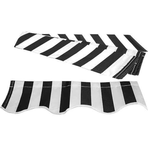 CROWEL Strapazierfähiges, einziehbares Polyester-Ersatzgewebe for Terrassenmarkisen – UV-Schutz-Außenüberdachung for Terrassen/Balkone/Gärten(2.5x2.1meters) von CROWEL