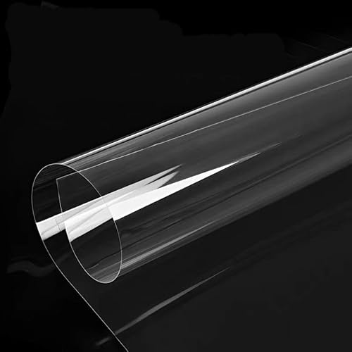 Hochtemperaturbeständige PET-Transferfolienrolle – 0,1 mm, doppelseitig, glänzend, klar, DTF-Vorbehandlung for Sublimation/Isolierung(1.25mx5m) von CROWEL