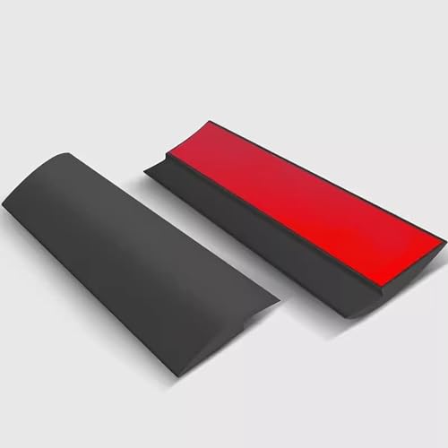 Selbstklebende Bodenübergangsleiste for Teppich zu Fliesen, 3 cm breiter PVC-Kantenschutz for Türöffnungen, sichere und langlebige Zierleiste(Black,L10m) von CROWEL