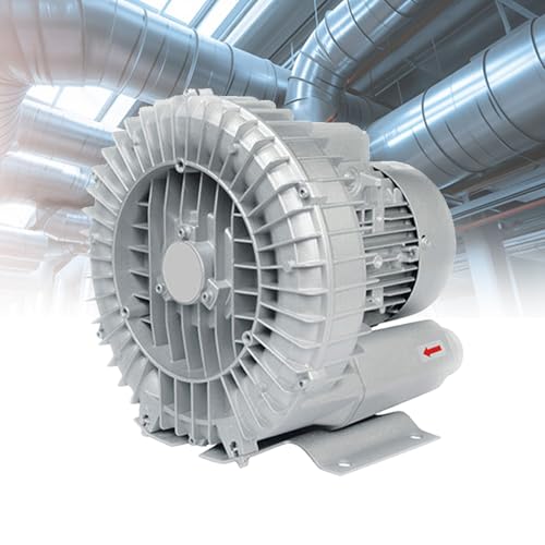 Vortex Ringgebläse 220V/380V - Hocheffiziente Vakuumpumpe zur Fabrikbelüftung und Staubentfernung (380v 550W) von CROWEL