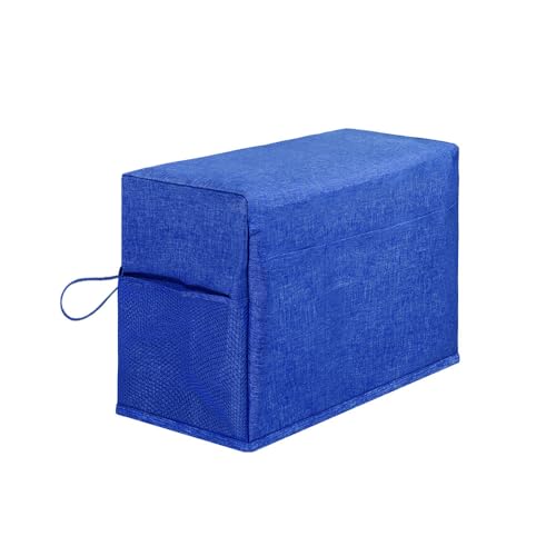 Abdeckhaube für Nähmaschinen,Nähmaschinenabdeckung Anti-Staub mit Taschen Staubschutzhülle Kompatible Abdeckung,Staubschutz, für die meisten Standard-Nähmaschinen (Blau) von CRSUSUKJ