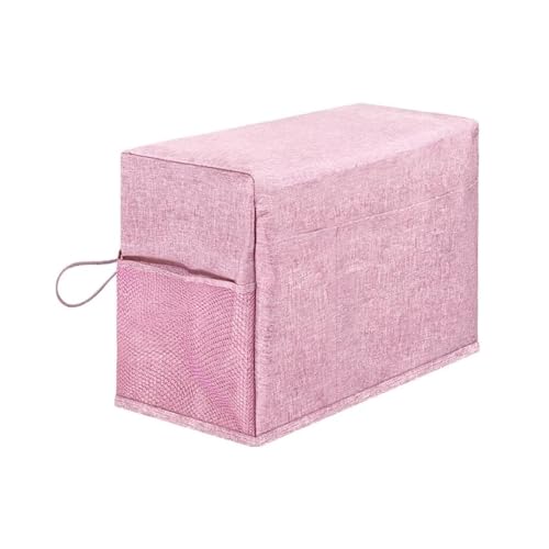 Abdeckhaube für Nähmaschinen,Nähmaschinenabdeckung Anti-Staub mit Taschen Staubschutzhülle Kompatible Abdeckung,Staubschutz, für die meisten Standard-Nähmaschinen (Rosa) von CRSUSUKJ
