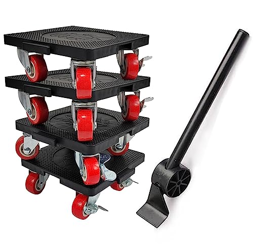 Möbelheber und Möbelroller, Möbel Transportroller Set,Stück Möbel Gleitsystem mit Lastenheber, Möbelheber und Transportrollen für Schwere Möbel,360 Grad drehbar Rads und mit 4 Schiebern und Crowbar. Möbelheber und Möbelroller, Möbel Transportroller Set,Stück Möbel Gleitsystem mit Lastenheber, Möbelheber und Transportrollen für Schwere Möbel,360 Grad drehbar Rads und mit 4 Schiebern und Crowbar. von CRSUSUKJ