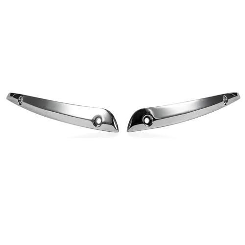 CRTQNS Motorradzubehör Für Harley Für Road Glide Ultra FLTRU FLTRX Spezielle FLTRXS 2015-2022 Motorrad Windschutzscheibe Trim Windschutzscheibe Side Trim Ersatz Ersatzteile(Chrome) von CRTQNS