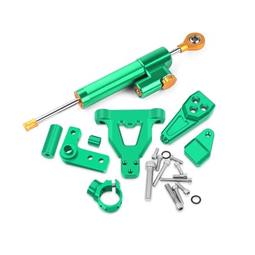 CRTQNS Motorradzubehör Für Ninja 1000SX Z1000SX Titan Lineal Richtungsdämpferhalterung Lenkungsdämpfer Stabilisator Halterung Unterstützung Montage Ersatz Ersatzteile(5) von CRTQNS