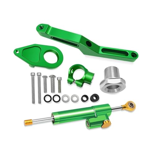 CRTQNS Motorradzubehör Für Ninja ZX-6R ZX6R 2024, ZX 6R 2009-2024 2025 Motorrad Stabilisator Lenkung Dämpfer Halterung Ersatz Ersatzteile(5) von CRTQNS