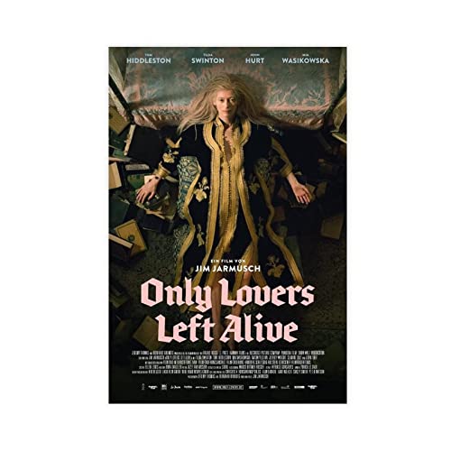 Filmposter "Only Lovers Left Alive", Alternativ, Leinwand, Poster, Schlafzimmer, Dekoration, Sport, Landschaft, Büro, Zimmer, Dekoration, Geschenk, ohne Rahmen, 40 x 60 cm von CRTTRS