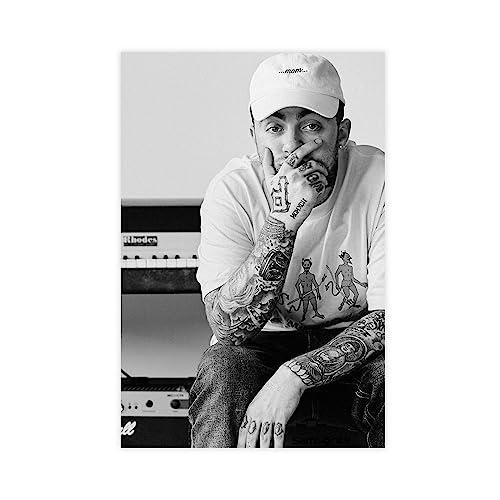 Mac Miller 1 Leinwand-Poster, Schlafzimmerdekoration, Sport-Landschaft, Büro, Raumdekoration, Geschenk, ohne Rahmen, 30 x 45 cm von CRTTRS