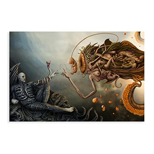 Prometheus The Beginning Alien Vs Predator Kunstwerk, HD-Poster, Leinwand, Poster, Schlafzimmer, Dekoration, Sport, Landschaft, Büro, Raumdekoration, Geschenk, ungerahmt, 40 x 60 cm von CRTTRS