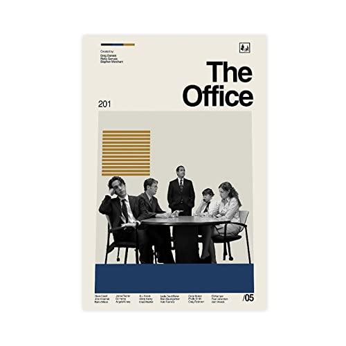 The Office Poster Leinwand Poster Wandkunst Dekor Druck Bild Gemälde für Wohnzimmer Schlafzimmer Dekoration ohne Rahmen Stil 20 x 30 cm von CRTTRS