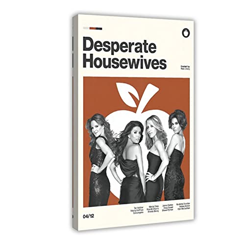 Vintage-TV-Serie, Poster "Desperate Housewies", Leinwand, Poster, Schlafzimmer, Dekoration, Sport, Landschaft, Büro, Raumdekoration, Geschenkrahmen, 30 x 45 cm von CRTTRS