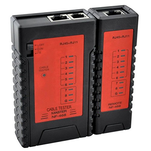 Cruiser Nf-468 Kabeltester für Netzwerk/Telefon RJ11/RJ45, verbessertes Design mit schnelle/langsamen zwei Scan-Modellen von Cruiser